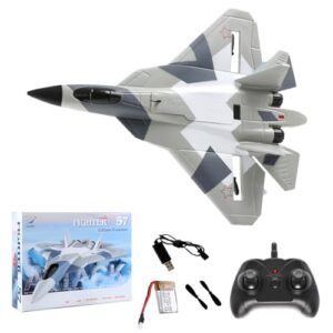 JIKEFUN SU 57 Foam Delta Wing RC Plane 2.4G Remote Control Aircraft EPP Foam Fixed Wing Hand Throwing Glider Toy