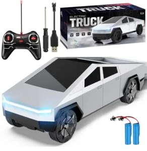 Cheffun 1 24 Scale Electric RC Car Remote Control Toy All Terrain High Speed Vehicle with LED Lights and Loadspace for Kids Boys and Girls