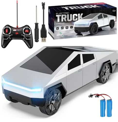 Cheffun 1/24 Scale Electric RC Car Remote Control Toy All Terrain High Speed Vehicle with LED Lights and Loadspace for Kids Boys and Girls