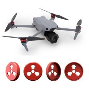 Palumma Dorne Motor Cover Cap for DJI AIR 3S AIR 3 MAVIC 3 PRO MAVIC 3 CLASSIC MAVIC 3 Aluminum Motor Protector Red