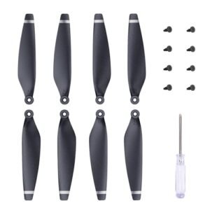 Bwine Drone 4 Original Propellers for F7MINI SE RC Battleship Iowa Quadcopter Black