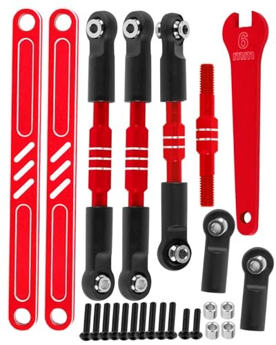 RCYouHott Aluminum Turnbuckles Camber Links Upgrade for ECX RC Motorcycle 1/10 2WD Models