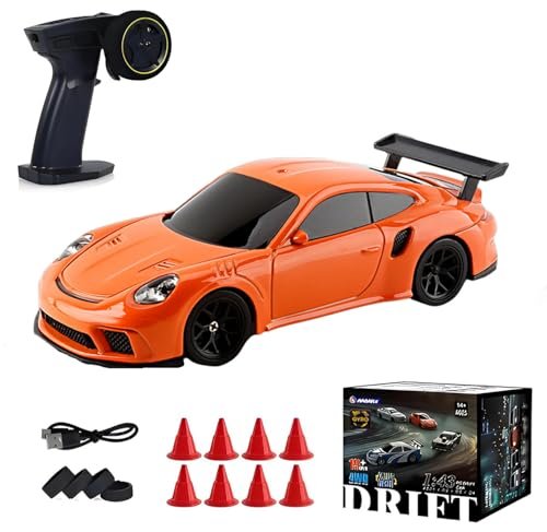 YounggDiy 1 43 Mini Hot Wheels RC Drift Car 2.4G 4WD Full Proportion Electric Racing Drift Car Model with Gyro Indoor RC Toys Gift RTR Version