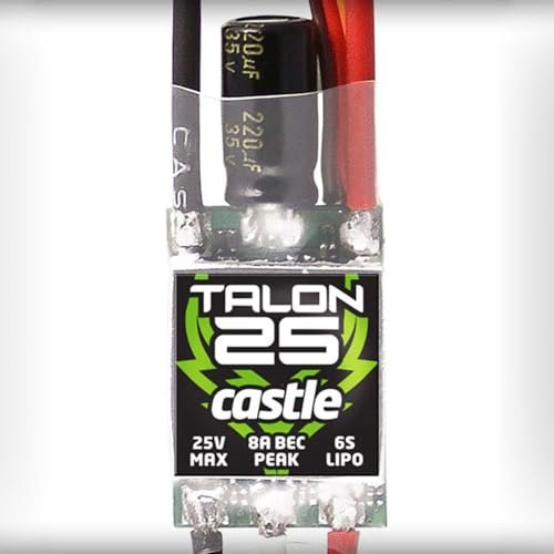 Castle Creations Talon Series ESCs 25amp No Data Logging Robust BEC