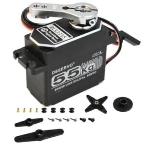 HiRCgo 55KG Brushless Digital Servo IP67 Waterproof BLS3355 High Torque Steering RC Servo for RC Truck Companies