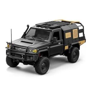 SVERTIBO 1/12 Scale RC Crawler MN 82S LC79 RTR RC Truck 4x4 Off Road Vehicle with 7.4V 1200mAh Car Battery RC for Adults Hobby Toys Black