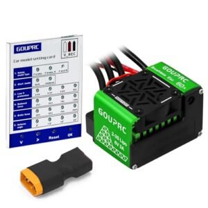 GOUPRC Brushless ESC 60A Waterproof Electric Speed Controller for 1/10 Scale RC Truck