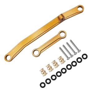 DragoBud RC Aluminum Alloy Suspension Rod Links Set for Axial SCX24 C10 1 24 RC Crawler Car Upgrade Parts Orange Perfect for RC Car Events Near Me