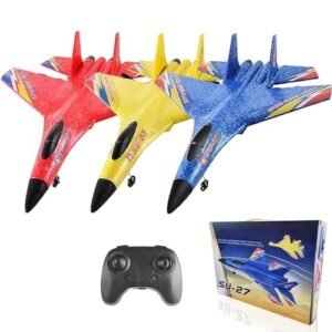 Gravity Gliders Free Foam RC Airplane Plans 4 Rotor LED Lamp 2.4 GHZ 2 Channels with Gyro for Beginners