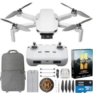 DJI Mini 4K RC Video Quadcopter with 3 Axis Gimbal 10km Transmission 31 Min Flight Time Bundle