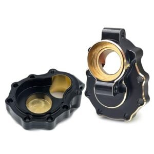DragoBud 2 Pack Brass Outer Portal Drive Housings for 1 10 Trx4 Trx6 Rc Crawler Upgrades Ideal for Rc Plane Thailand Enthusiasts