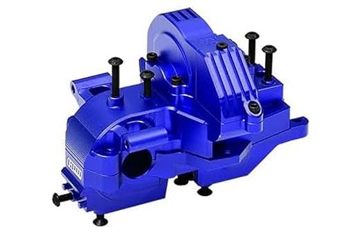 Aluminum 7075 Alloy Rear Bulkhead Upgrade for Traxxas Grave Digger RC Monster Truck 1/8 Maxx Slash 6S and 1/10 Maxx Models Blue