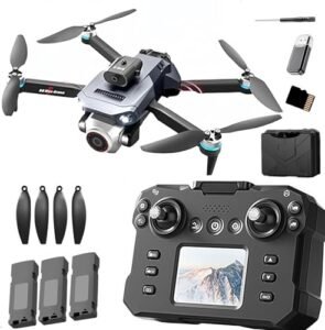 K6 Max D RC Body Drone with Screen Controller 3 Batteries Brushless Motor Waypoint Fly Optical Flow Localization
