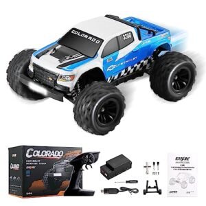 EAZYRC 1 18 Chevrolet Colorado Brushless RC Truck Super Fast Remote Control Car for Modesto RC Hobby Enthusiasts Blue