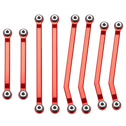 DEWOKI Red Zephyr RC Plane High Clearance Links Chassis Links for Redcat Ascent 18 1/18 Scale RC Crawler