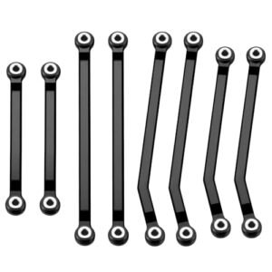 DEWOKI High Clearance Links Chassis Links for Redcat Ascent 18 1 18 RC Wheels Crawler Black