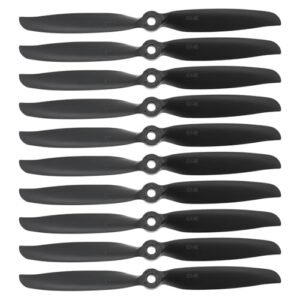 SING F LTD Lexus RC F Wheels 10pcs 6040 6x4E Remote Control Propellers 152x15mm Compatible with Aircraft Quadcopter Remote Control 2200KV 2400KV 2450KV Motor Black Aperture 5mm