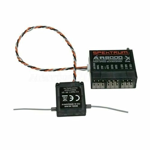 Spektrum AR8000 8CH Receiver with DSMX Technology Ideal for RC 1 Resilient Channel Enthusiasts