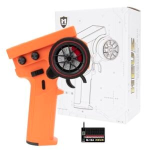 MEUS RACING 8 Channel 2.4GHz RC Transmitter and Receiver with Coach Mode for 1/8 RC Boat and Other Scale Models