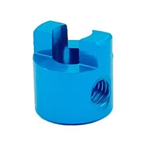 JWQFBC RC Boat Drive Shaft Connector for Hammacher Schlemmer Fish Catching RC Boat 3mm Blue