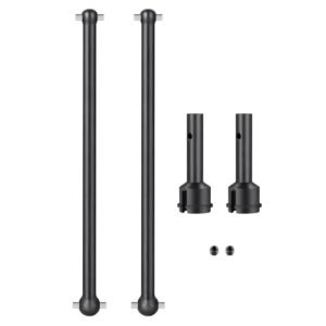MORFUM Spring Steel Rear Axle CVD Drive Shafts Set for ARRMA KRATON 6S V4 V5 BLX 4WD RC Monster Truck Magazine Featured Upgrade Parts