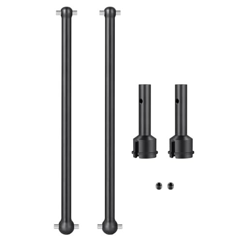MORFUM Spring Steel Rear Axle CVD Drive Shafts Set for ARRMA KRATON 6S V4 V5 BLX 4WD RC Monster Truck Magazine Featured Upgrade Parts