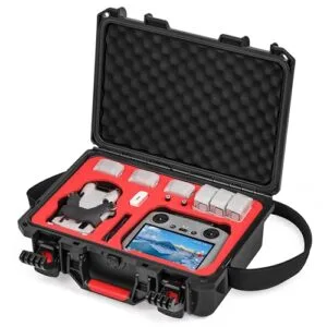 STARTRC PHOTO Mini 4 Pro 3 Hard Body RC Case Waterproof Portable Storage for DJI Mini 4 Pro 3 RC2 RC Controller 7 Batteries Accessories