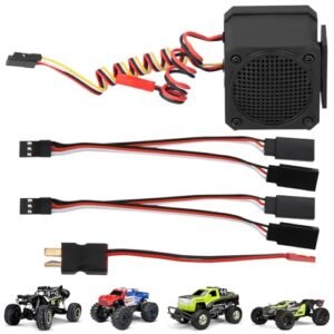 equlup Sound Simulator, 10 Engine Sound Effect Simulator Upgrade Spare Parts Accessory for RC Car Truck Crawler Model