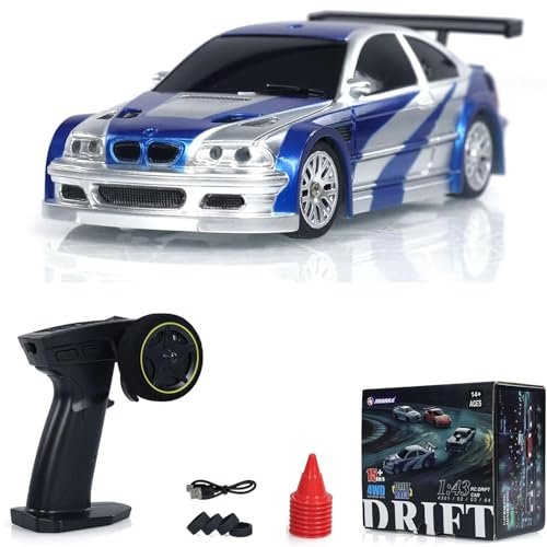 The Batman Batmobile Hot Wheels RC 1 43 Scale Electric Drift Car with LED Lights and Gyro Stabilization