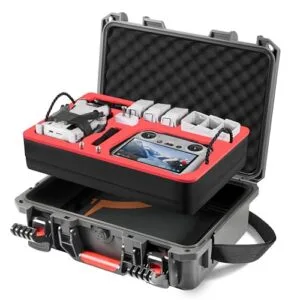 STARTRC PHOTO Mini 4 Pro Case Dual Layer Waterproof Crash Resistant Carrying Case for DJI Mini 3 3 Pro Accessories For DJI RC 2 RC N2 Controller Battery Charger Hub Ideal for RC Planes Crash Protection