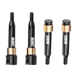 Losi 4140 Carbon Steel Drive Shafts 3mm Wide Upgrade for Micro B Buggy and Micro T Stadium Truck