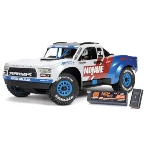 ARRMA Mojave GROM 4X4 RC Truck Brushless 223S BLX RTR with DSC Battery Charger Included White ARA2304ST2