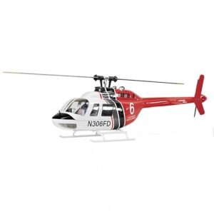 Fly Wing Bell 206 RC Helicopter V3 6CH GPS Altitude Hold 1:16 Scale RTF with H1 Flight Control