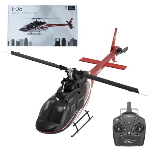 Goekhyrani RC Helicopter YU Xiang F08 1/27 Scale Bell 206 Brushless Direct Drive 3D 6G Flybarless Model with Optical Flow Positioning Solve why does my rc helicopter spin in circles