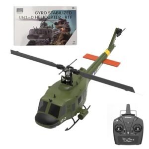 Goekhyrani Arctic Camo RC Jet YU Xiang F08 1 27 Scale Bell 206 Brushless Direct Drive 3D 6G Flybarless RC Helicopter Model with Optical Flow Positioning 2024
