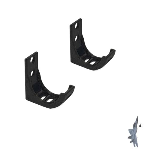 XINGBIRDS Wall Mount for Hot Wheels RC Car Plane Black Hanger for Wheels Up to 25mm