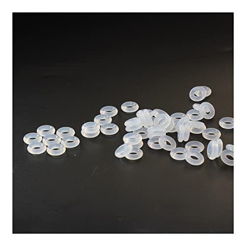 50pcs M2 M3 O Ring Rubber Washers for Vibration Damping Shock Absorption F3 F4 Flytower Flight Controller RC Drone Accessories M3 White 50PCS
