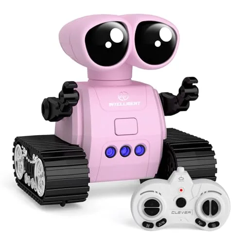 Smart Rechargeable Remote Control Robot with Walkie Talkies and Gesture Sensing for Kids Ages 3 8