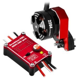 GOUPRC 2400KV Brushless Outrunner Motor Transmission 30A ESC Kit for SCX24 Axial 1/24 RC Car Control RC Car from Computer