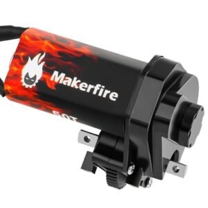 Makerfire RS050 50T Brushed Motor with Helical Gear Complete Transmission for Huge RC Crane SCX24 AX24 1/24 RC Crawler Upgrade