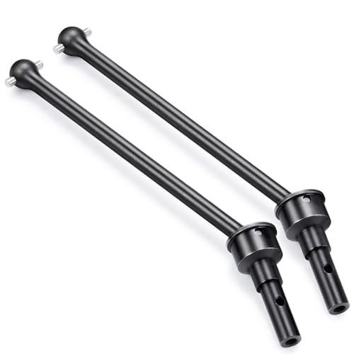 DEWOKI Steel Front Rear CVD Dogbone Drive Shaft Upgrade for 1/10 TRX E REVO 2 0