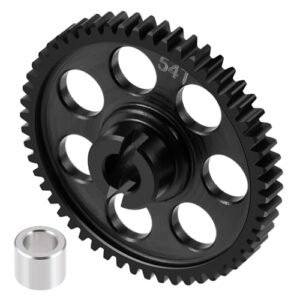 BRKRC 0.5 Module Spur Main Gear Steel 54T for RC Crane Whitehorse Traxxas Latrax Rally SST Teton 1/18 RC Car Upgrade Parts