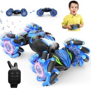 XSpeed Gesture Sensing 4WD Stunt RC Car with Best Belted RC Tires for Unmatched Durability and Performance