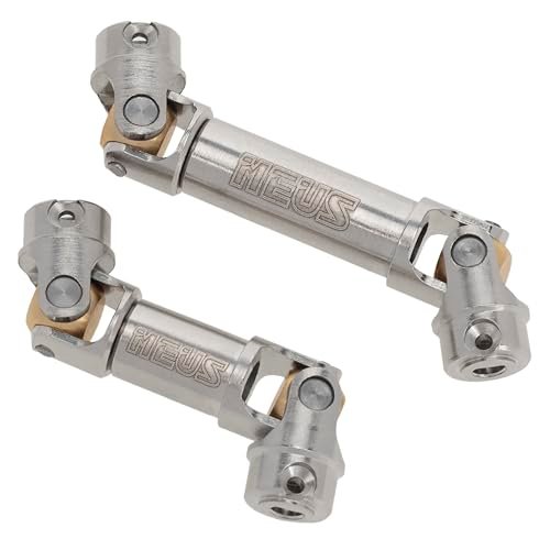 MEUS RACING TRX4M Driveshaft Front Rear Center Upgrade Parts for Durango RC Parts TRX4M Bronco Defender 1/18 RC Crawler Silver