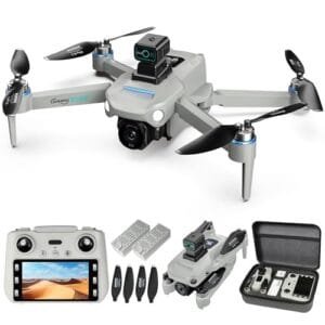 CANKETEC Axis Gyro RC Quadcopter with Camera 4K UHD GPS Brushless Motor 60 Mins Flight Time with Obstacle Avoidance for Beginners
