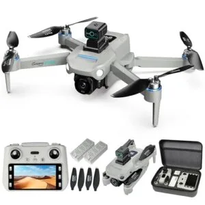 CANKETEC Axis Gyro RC Quadcopter with Camera 4K UHD GPS Brushless Motor 60 Mins Flight Time with Obstacle Avoidance for Beginners