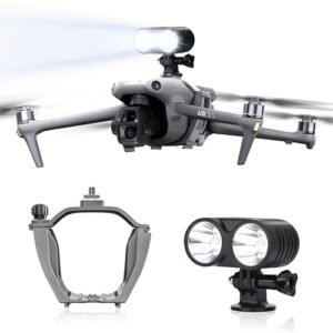 DJI Air 3S 3 RC Helicopter Night Lights with 1 4 Stud Screw Extension Bracket for Action4 and Gopro Sports Cameras