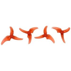 CUIPPWRJ 2 Pairs 2.5 Inch 3 CW CCW Propellers for Racing Drones Compatible with Multi Rotor Emax Tinyhawk II Freestyle Red