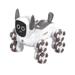 PRECKIN 4WD Stunt Remote Control Robot Dog RC Willey Sacramento Delta Shores Multi Function RC Car Toys for Kids