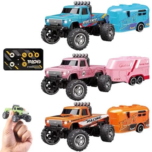 Massive RC Semi Truck Rechargeable Remote Control Car with Adjustable Steering and Speed by ThunderTrax
